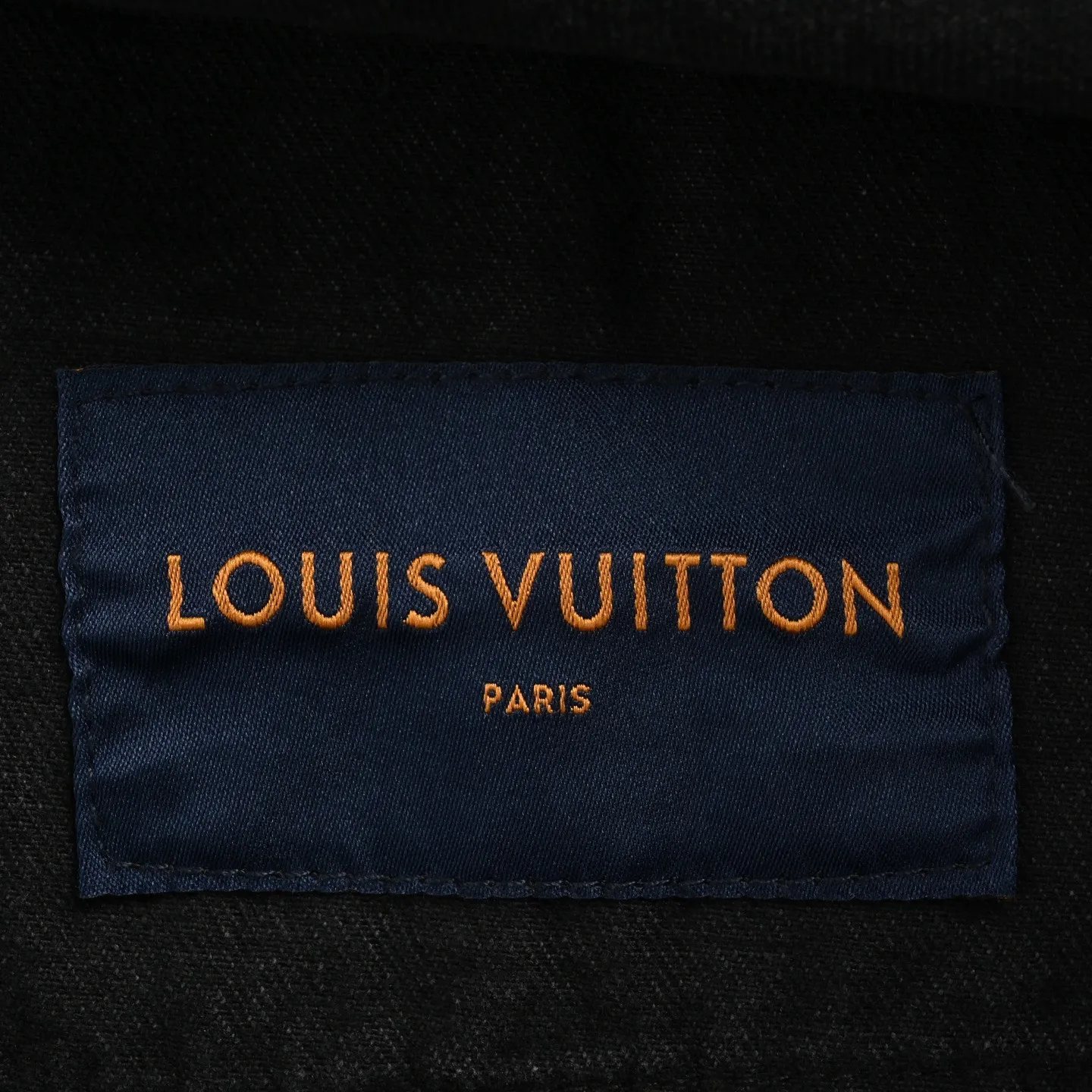Louis Vuitton Floral Embossed Wash Denim Jacket